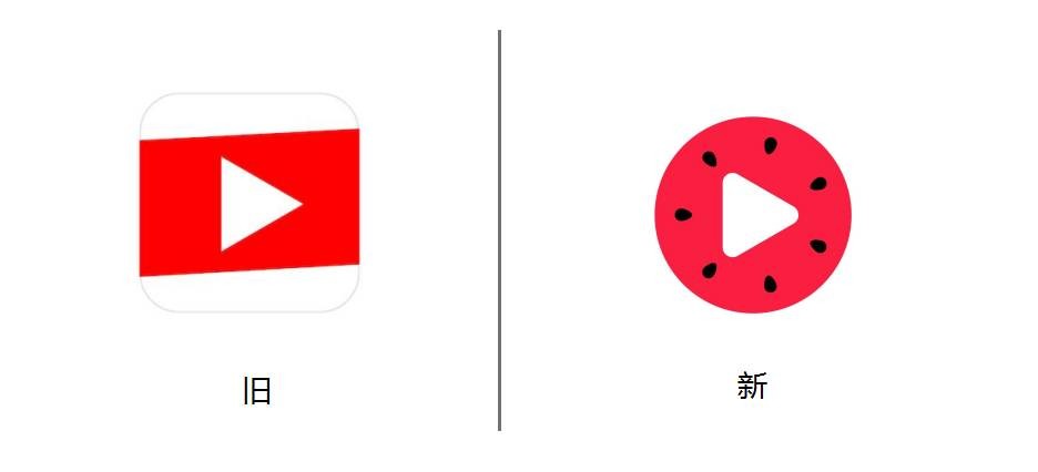扁平化LOGO設計增強新鮮感，頭條視頻品牌升級